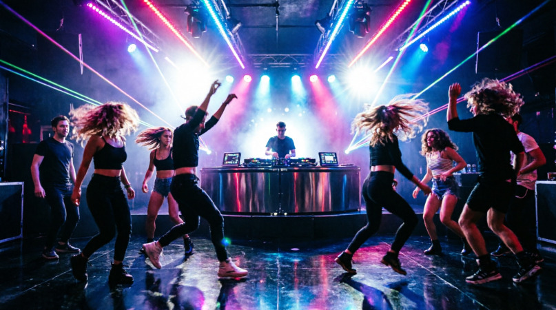 Energetic Dance Floor